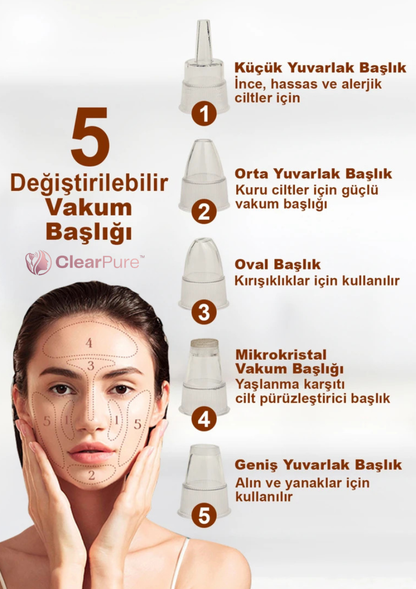ClearPure™ Vakumlu Siyah Nokta ve Cilt Temizleyici